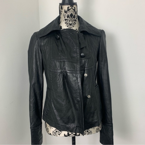 ONLY Limitless Garnet Leather Jacket - Picture 9 of 16